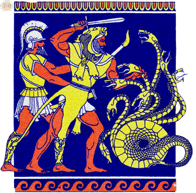 Heracle e Hydra di Lerna